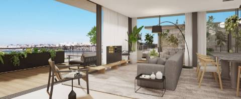 Penthouse T5 c/ Terraço| Novo | Vistas Panorâmicas Rio Douro e Mar