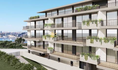 Penthouse T5 c/ Terraço| Novo | Vistas Panorâmicas Rio Douro e Mar