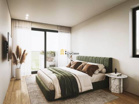 T2 Novo c/ Varanda e L. Garagem na Areosa