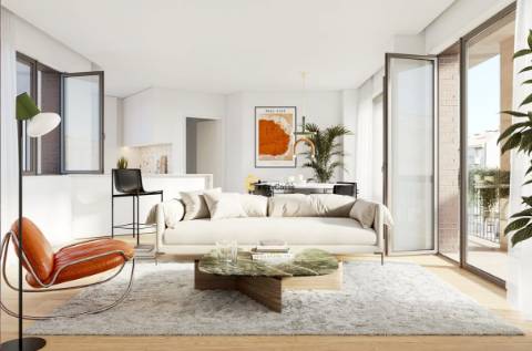 Apartamento T3 c/ Terraço Novo no Bonfim