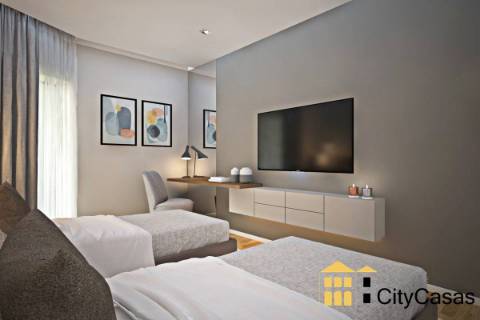 Apartamento T3 Novo com Varanda | Centro da Maia