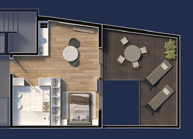 Estúdio Novo c/ Terraço | Centro de Matosinhos (2025)