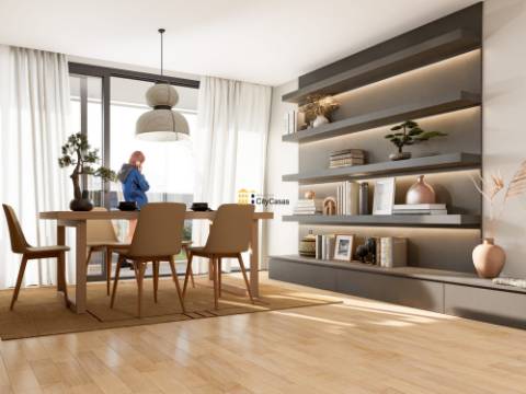 Apartamento T1 Novo no Centro da Trofa