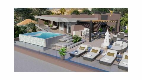 Apartamento penthouse t3 piscina privada vista panorâmica funchal