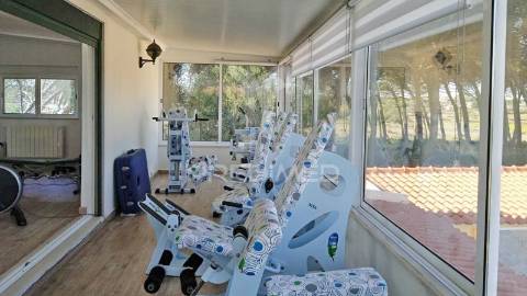 Quinta com piscina e com lote de terreno rústico