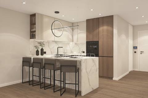 Apartamento t2 com alpendre e piscina privada