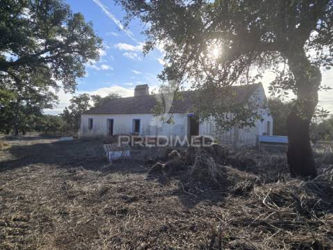 Monte no litoral alentejano com casa para recuperar
