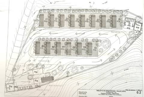 Terreno c/projeto para área serv. de autocaravanas