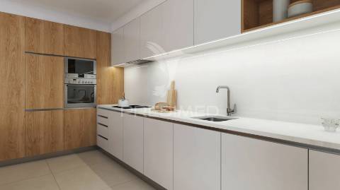 Apartamento t2 luxo, condomínio fechado, em lagos 