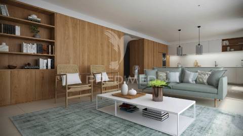 Apartamento t2 luxo, condomínio fechado, em lagos 