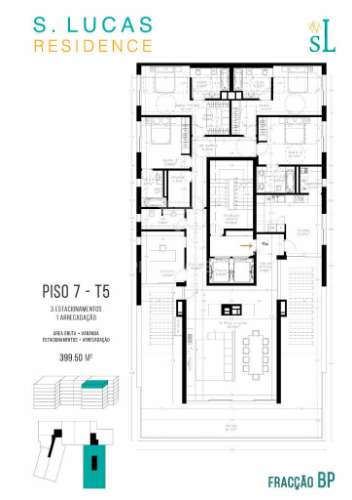 Penthouse extraordinário na estrada monumental