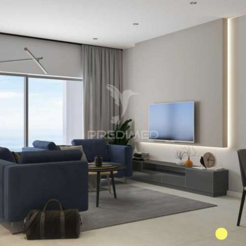 Apartamento t1 c/garagem em construção na praia da rocha