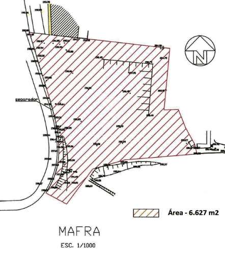 Terreno urbano 6627m2 | mafra