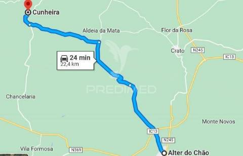 Casa típica do alentejo cunheira, alter do chão.