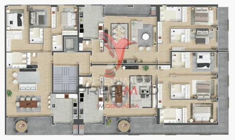 Apartamento t2 em construção  -  dume