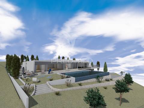 Moradia térrea ultrapremium com 4 quartos e piscina infinita – silves