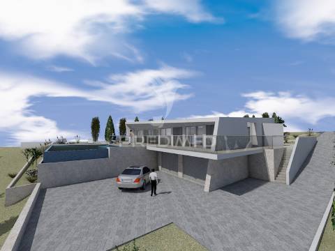 Moradia térrea ultrapremium com 4 quartos e piscina infinita – silves