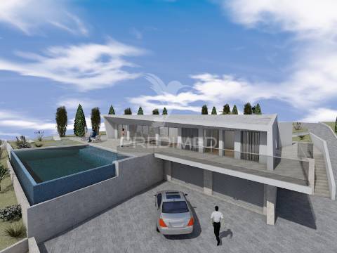 Moradia térrea ultrapremium com 4 quartos e piscina infinita – silves