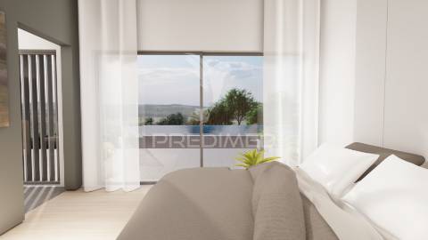 Moradia térrea ultrapremium com 4 quartos e piscina infinita – silves