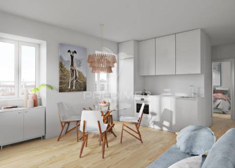 Apartamento t1 remodelado em alcântara