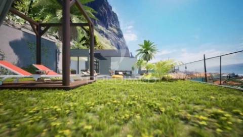 Moradia t4 em construção na calheta - ilha da madeira