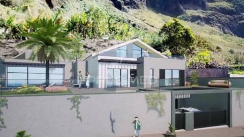 Moradia t4 em construção na calheta - ilha da madeira