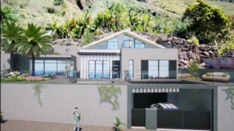 Moradia t4 em construção na calheta - ilha da madeira
