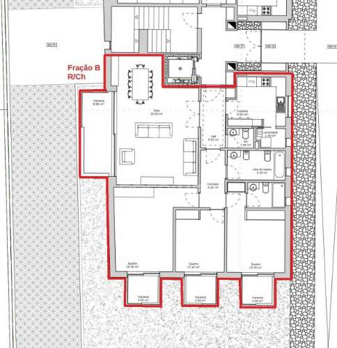 Apartamento t3  em  construção   mafamude - gaia