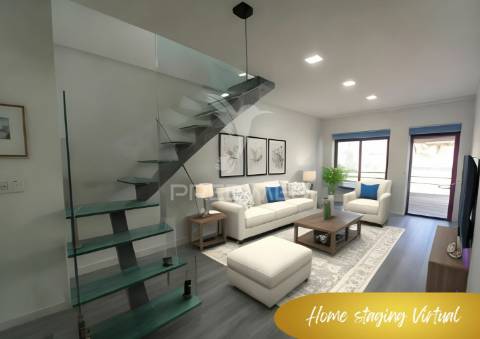 Apartamento duplex t3 com parqueamento - costa da caparica