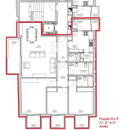 Apartamento t3  em  construção   junto da rtp - gaia