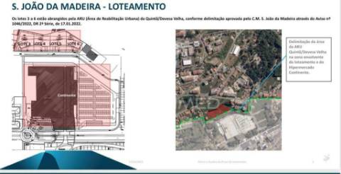 Lotes  habitação - ao continente - s. joão da madeira