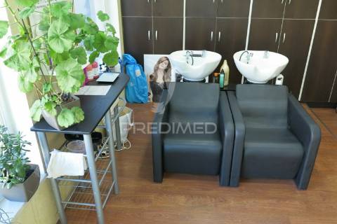 Cabeleireira na praia da rocha