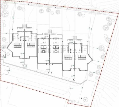 Terreno urbano | c/ projeto aprovado p/ 6 moradias | turcifal | torres vedras
