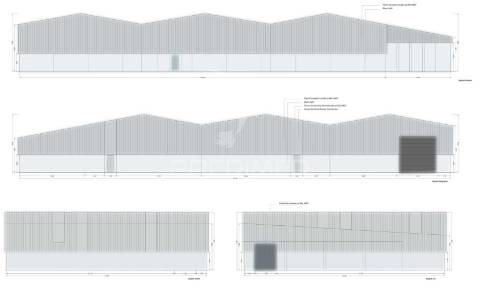 Pavilhão industrial com 2416m2.