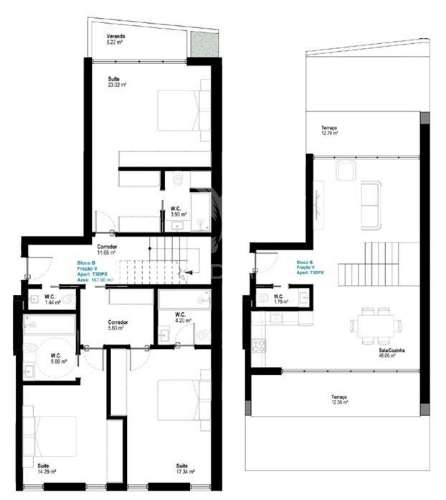 Apartamento t3 duplex