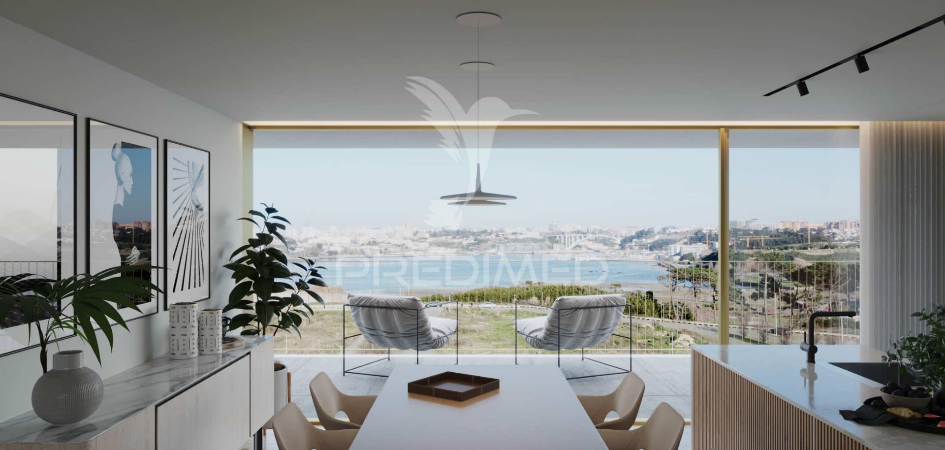 Apartamento t3 novo, vila nova de gaia