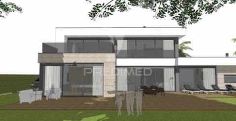 Terreno com projecto aprovado moradia t3 em nogueira, maia