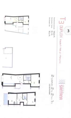Apartamento t3 duplex na cobertura com varanda  em leça da palmeira