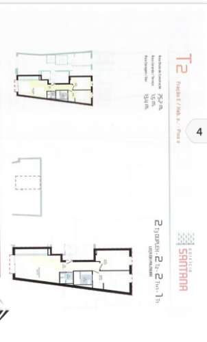 Apartamento t2 com varanda  em leça da palmeira