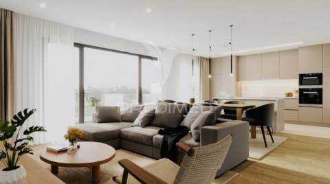 Apartamento t2 novo com garagem no centro de leiria