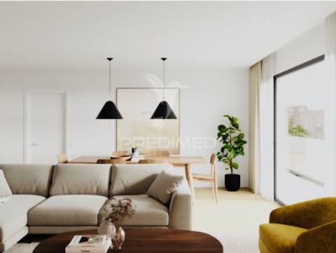 Apartamento t2 novo com garagem no centro de leiria