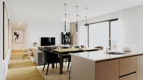 Apartamento t2 novo com garagem no centro de leiria