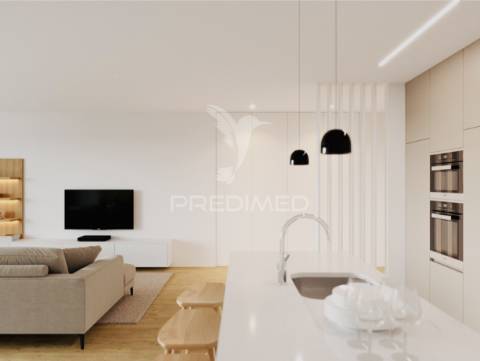 Apartamento t2 novo com garagem no centro de leiria