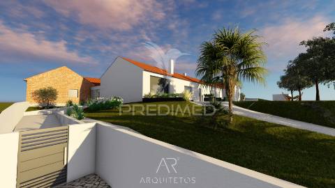 Terreno para venda com ruína e projeto aprovado em casal dos crespos - ourém