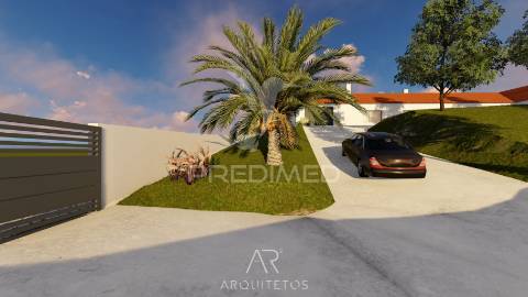 Terreno para venda com ruína e projeto aprovado em casal dos crespos - ourém