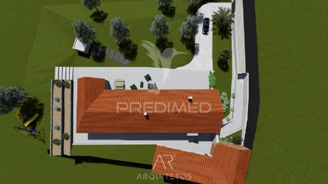 Terreno para venda com ruína e projeto aprovado em casal dos crespos - ourém