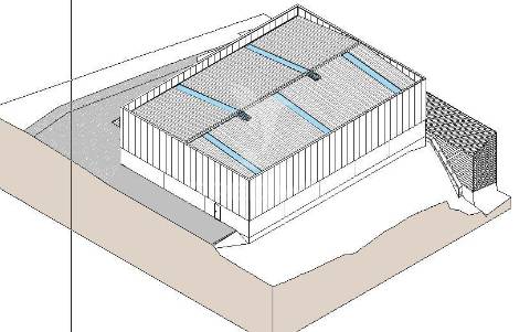 Lote de terreno destinado a construção industrial