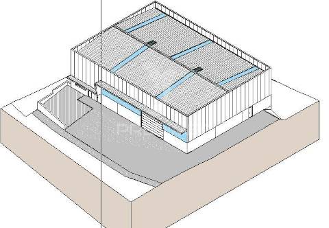 Lote de terreno destinado a construção industrial