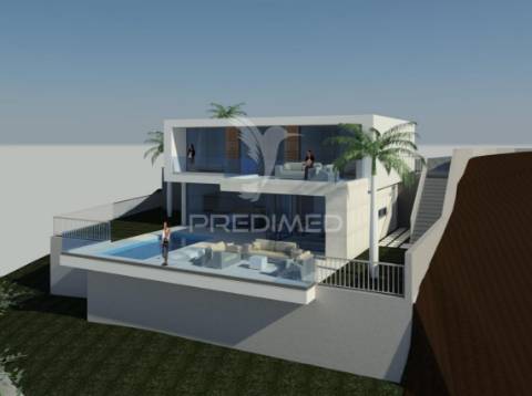 Terreno com projeto aprovado  moradia t3 com piscina "chave na mão"