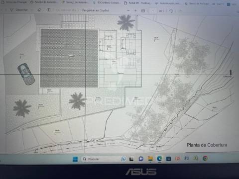 Terreno com projeto aprovado  moradia t3 com piscina "chave na mão"
